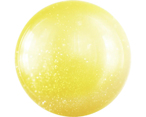 Žltá sklenená guľa