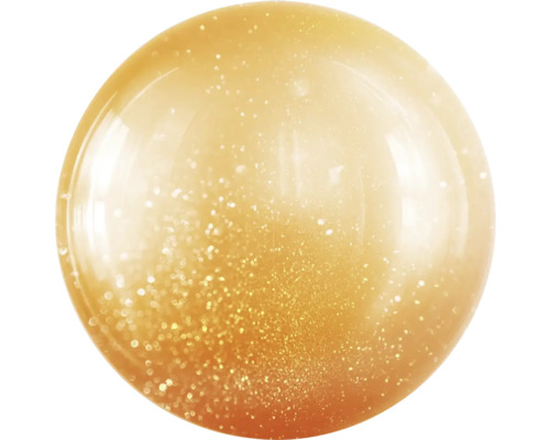 Dekoračná guľa s trblietkami