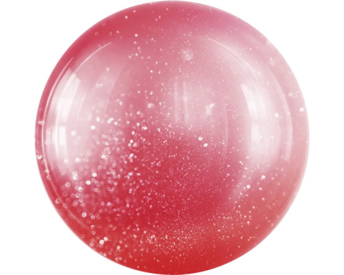 Dekoračná guľa s trblietkami