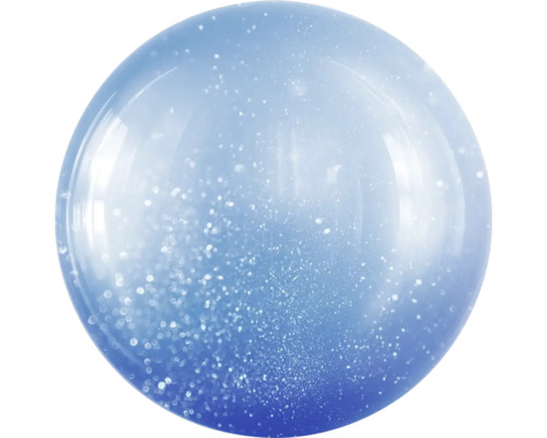 Dekoračná guľa s trblietkami