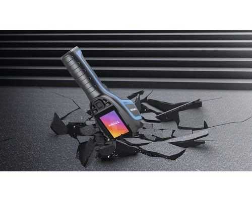 Termokamera na rozbitom povrchu