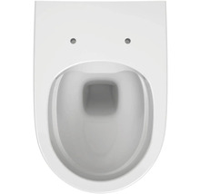 Závesné WC set RAVAK Zante bez splachovacieho kruhu biela vr. WC dosky X01866