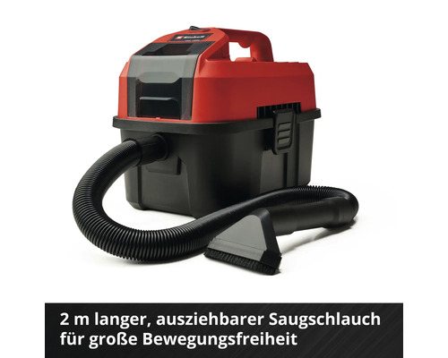 Mokro suchý vysávač so sacou trubkou a kefou