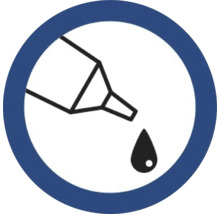 Symbol pre dávkovanie bez kvapkania