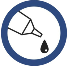 Symbol pre dávkovanie bez kvapkania