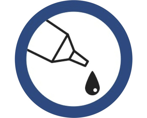 Symbol pre presné dávkovanie s kvapkadlom