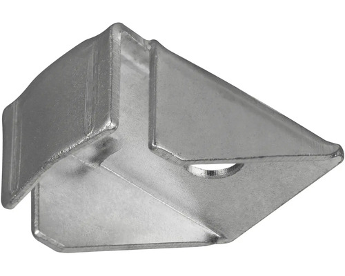 Kovový uholník s montážnym otvorom