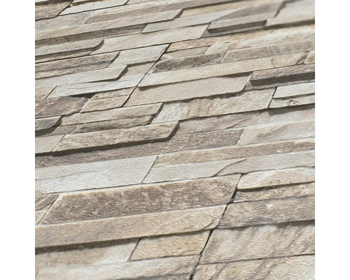 Tapeta so vzhľadom kameňa s horizontálnym vzorom