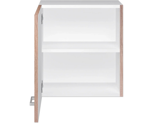 Otvorená závesná skrinka s dvomi policami