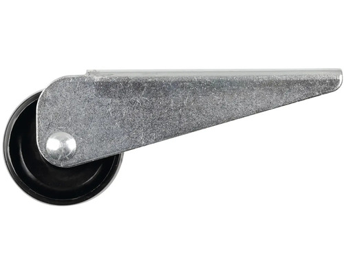 Otočné koliesko s kovovým držiakom a plastovým kolieskom