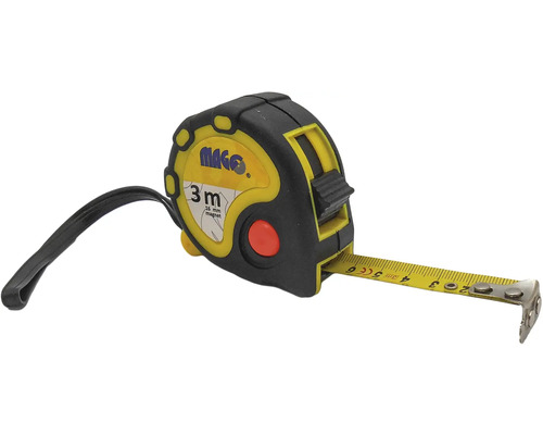 Svinovací meter s dĺžkou 3 metre pre meracie práce