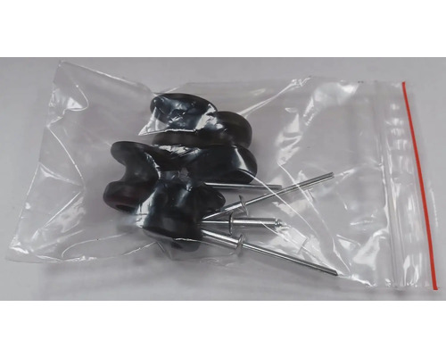 Priehľadné balenie s nitmi a koncovkami