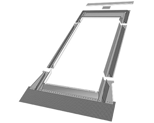 Montážny rám strešného okna na inštaláciu strešného okna.