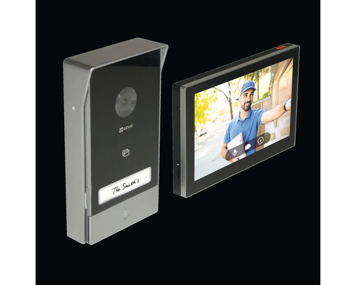 Interkomový systém s kamerou a monitorom
