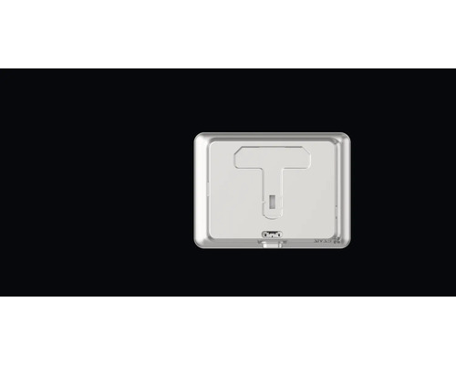 Obdĺžnikový krycí rám s výrezom v tvare T