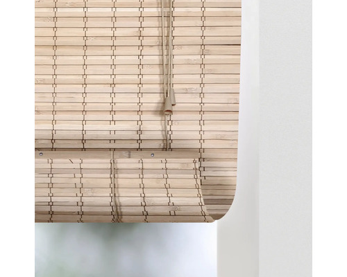 Bambusová roleta so sťahovacou šnúrou na okno