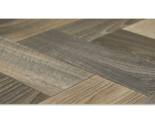 Detail vinylovej podlahy so vzorom rybej kosti