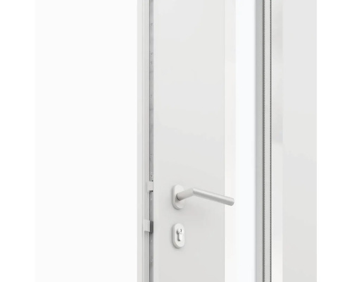 Detail interiérových dverí s kľučkou a zámkom