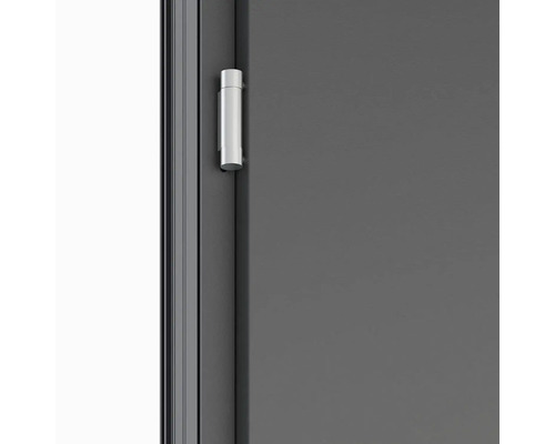 Detailný pohľad na dverný záves na dverách