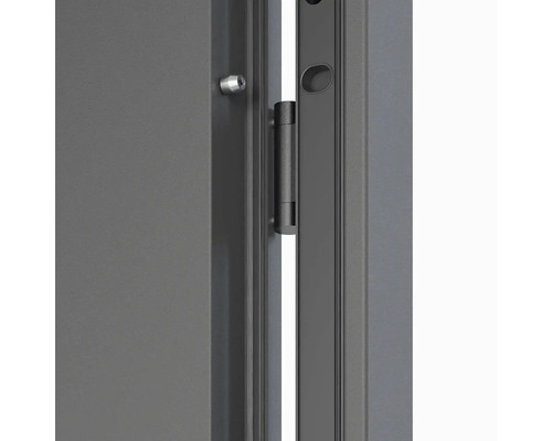 Detail dverí so závesom a zámkom