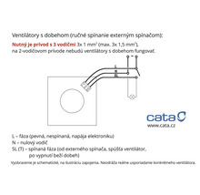 Kúpeľňový ventilátor CATA X Mart 10 Timer-thumb-1