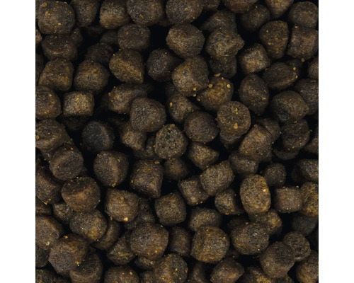 Detailný záber na pelety krmiva pre zvieratá