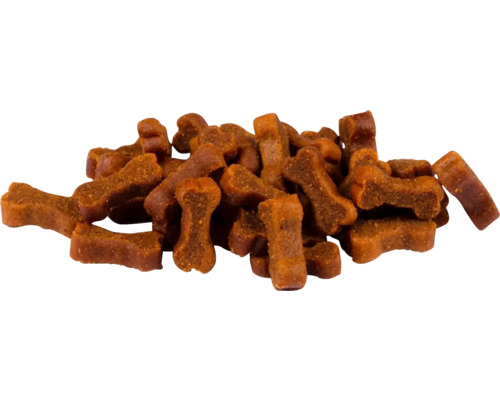 Hromada psích pochúťok v tvare kosti