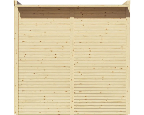 Drevený plotový diel s vodorovnými doskami