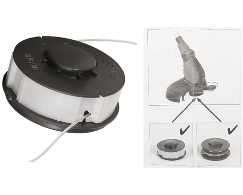 Strunová hlava pre vyžínač