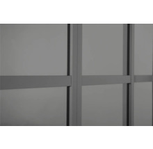 Posuvné dvere Mirador Classic, Deluxe pre pergolu 360 cm čierne