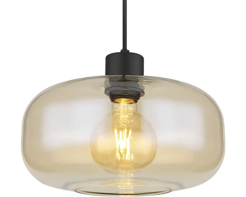 Závesné svietidlo so skleneným tienidlom a svetelným zdrojom