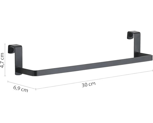 Držiak na uteráky na zavesenie, šírka 30 cm