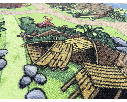 Koberec s detským motívom krajiny