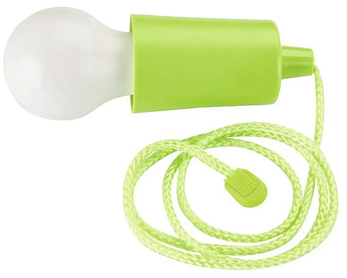 LED nočné svetlo s ťahovým spínačom a tvarom žiarovky