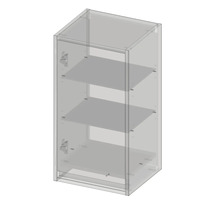 Vysoká skrinka s tromi policami