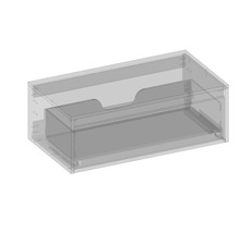 Výsuvná vložka do zásuvky na uloženie predmetov.