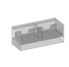 Organizér na písací stôl so zásuvkami