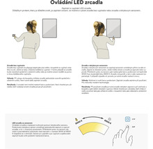 LED zrkadlo do kúpeľne Nimco 60x80 cm s dotykovým senzorom ZP 11002V