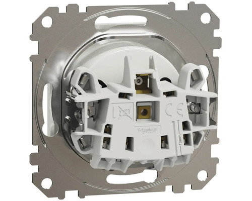 Zadná strana spínača s upevňovacími prvkami