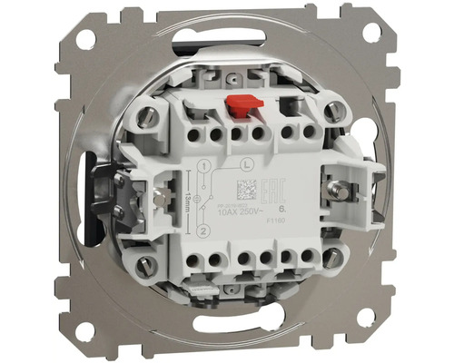 Detail spínača s upevňovacou doskou