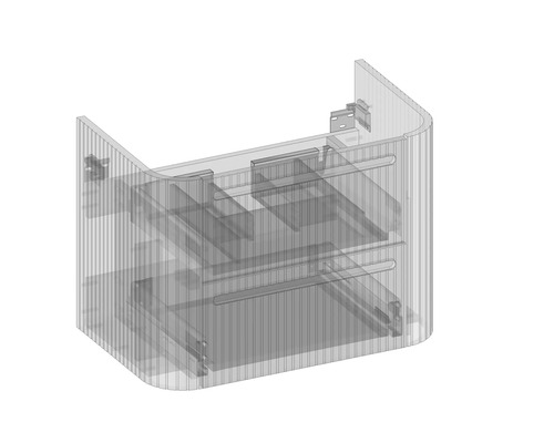 Skrinka pod umývadlo so zásuvkami