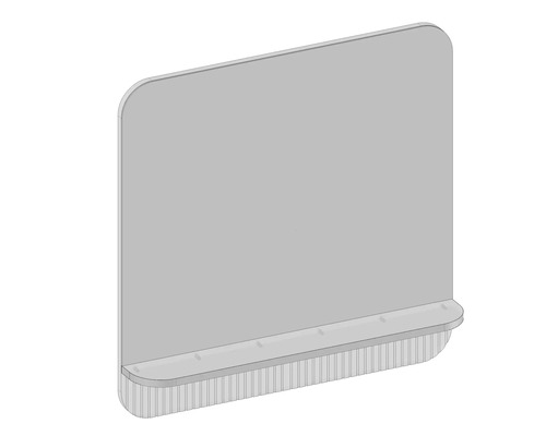 Stenový panel s poličkou