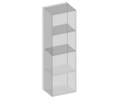 Vysoká skrinka Devo Sonus 2.0 mušľa classico 38 x 124,5 x 28 cm