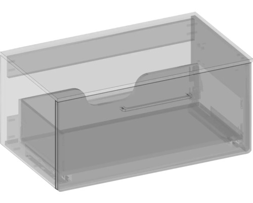 Priehľadný zásuvkový box so zásuvkou