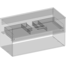 Skrinka pod umývadlo Devo Sonus 2.0 mušľa classico 97 x 52 x 45 cm