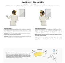 Guľaté zrkadlo do kúpeľne s LED osvetlením Nimco 60x60 cm ZP 16000RV-thumb-7 Guľaté zrkadlo do kúpeľne s LED osvetlením Nimco 60x60 cm ZP 16000RV-thumb-7