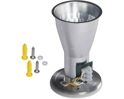 Stropné vstavané svietidlo s upevňovacím materiálom