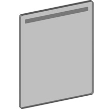 LED zrkadlo do kúpeľne s osvetlením Devo Sonus 2.0 75,5 x 94 cm IP 44 čierne SO2-LU75x94-L09