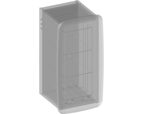 Nástenný radiátor do kúpeľne s policami