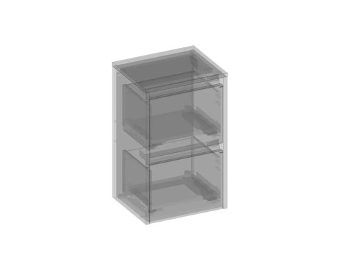 Skriňa s dvomi zásuvkami